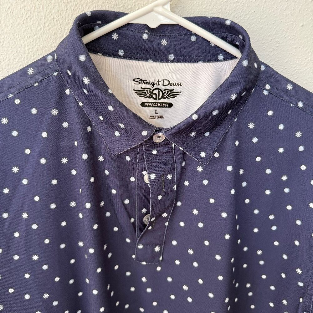⛳️ Straight Down Golf Polo - Size Large